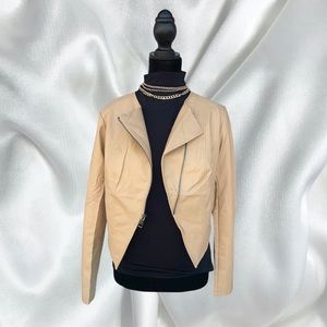 NWOT G by Giuliana Blazer Leather Jacket